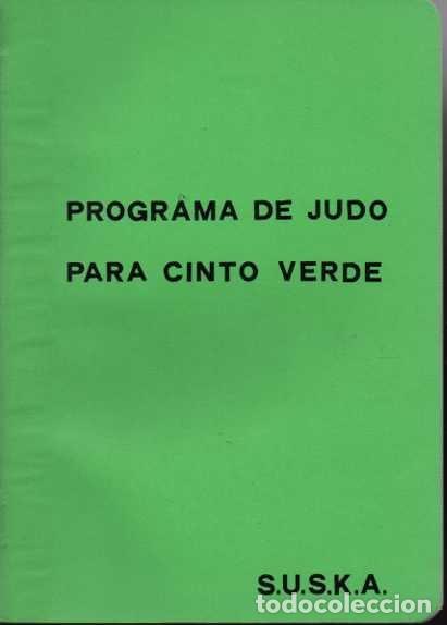 Libros: PROGRAMA DE JUDO PARA CINTO VERDE. - ANONIMO. - Foto 1