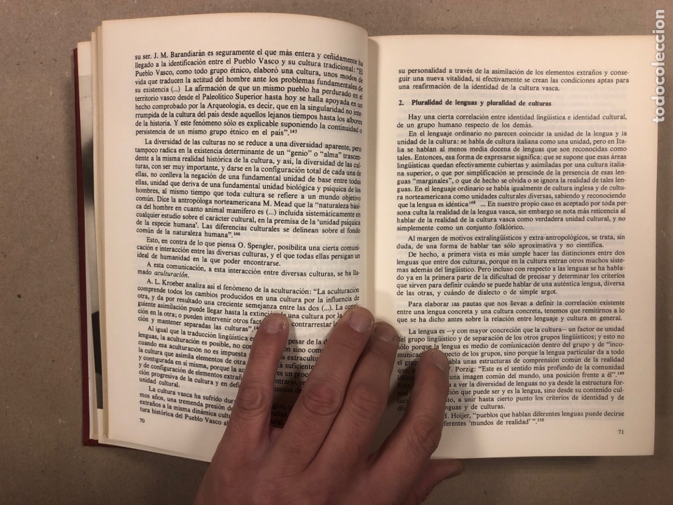 Libros: EL LIBRO BLANCO DEL EUSKARA. EUSKALTZAINDIA. REAL ACADEMIA DE LA LENGUA VASCA 1977. - Foto 4