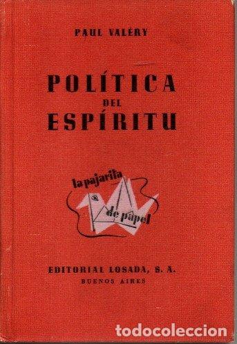 Libros: POLITICA DEL ESPIRITU. - VALERY, Paul. - Foto 1