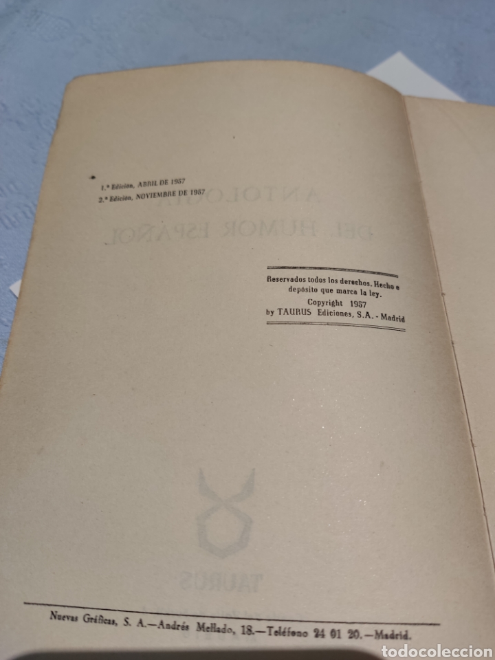 Libros: Antologia del humor espa&ntilde;ol 1957 - Foto 4