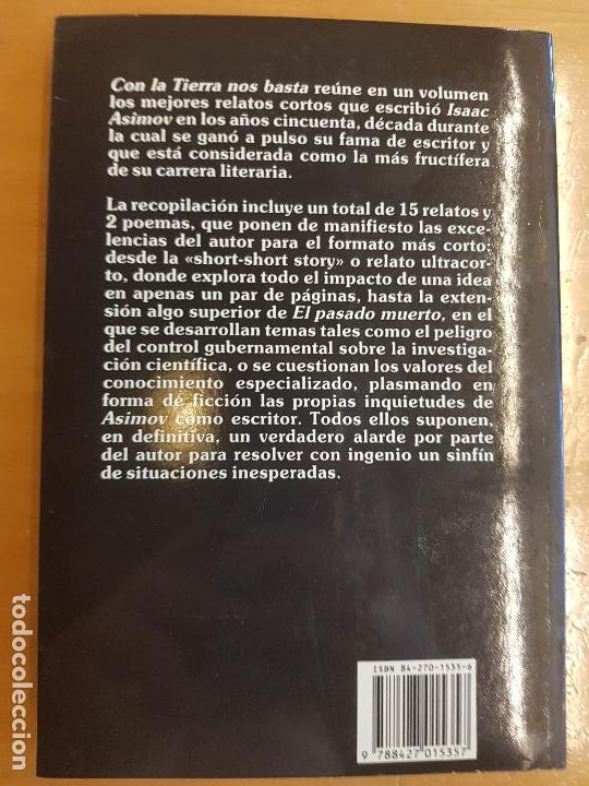 Libros: Con la tierra nos basta - Isaac Asimov - Foto 2