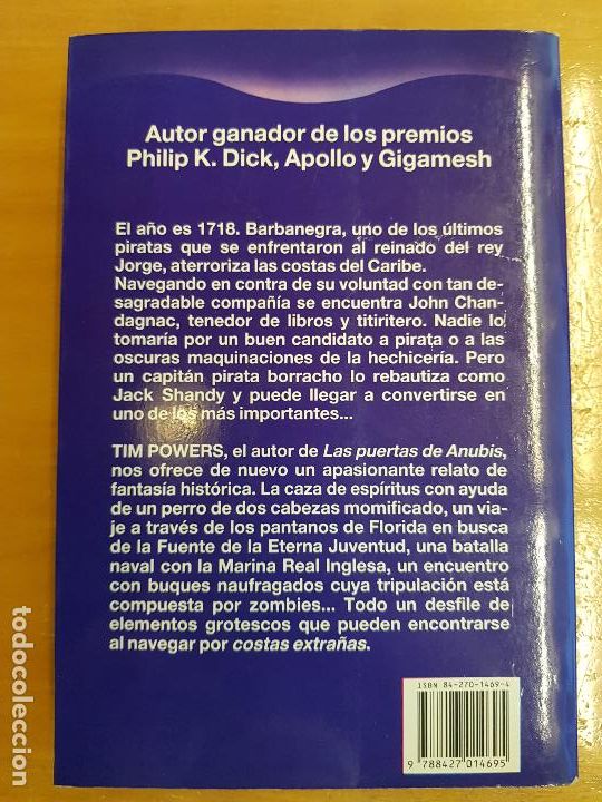 Libros: En costas extra&ntilde;as. Martinez Roca Gran Fantasy - Tim Powers - Foto 4