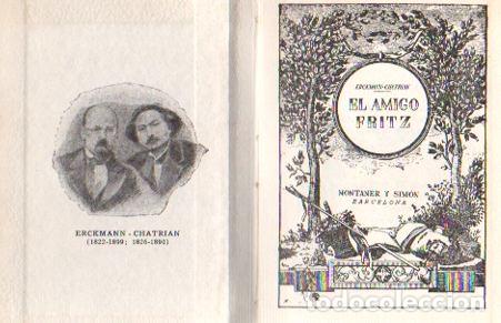 Libros: El Amigo Fritz - Erckmann-Chatrian - Foto 1