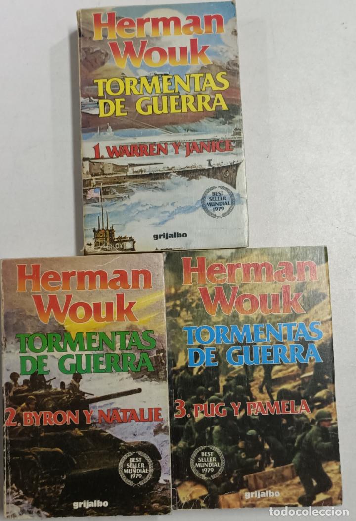 Libros: Tormentas de guerra, 3 vol. completo / Herman Wouk - Foto 1
