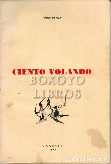 Libros: CANAL ROSADO, Jos&eacute;. Ciento volando - Foto 1