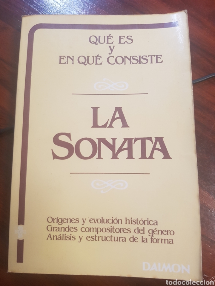 Libros: QU&Eacute; ES Y EN QU&Eacute; CONSISTE LA SONATA - DAIMON - Foto 1