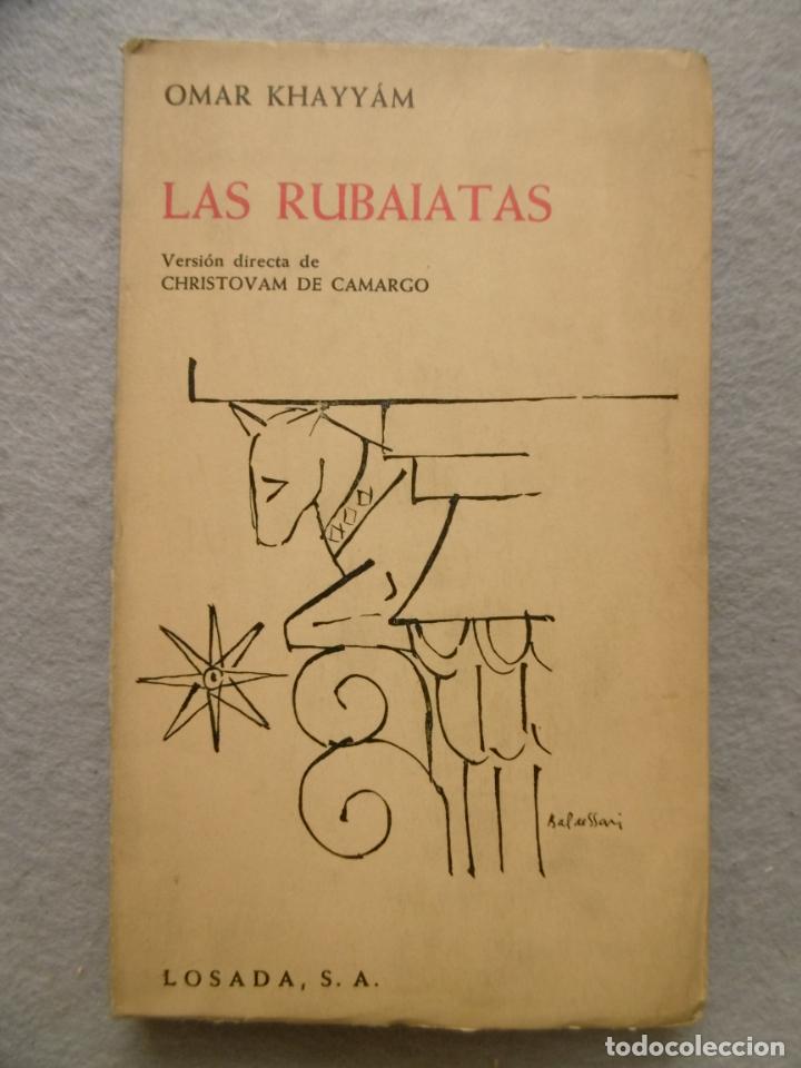 Libros: LAS RUBAIATAS. - KHAYY&Aacute;M, OMAR. - Foto 1