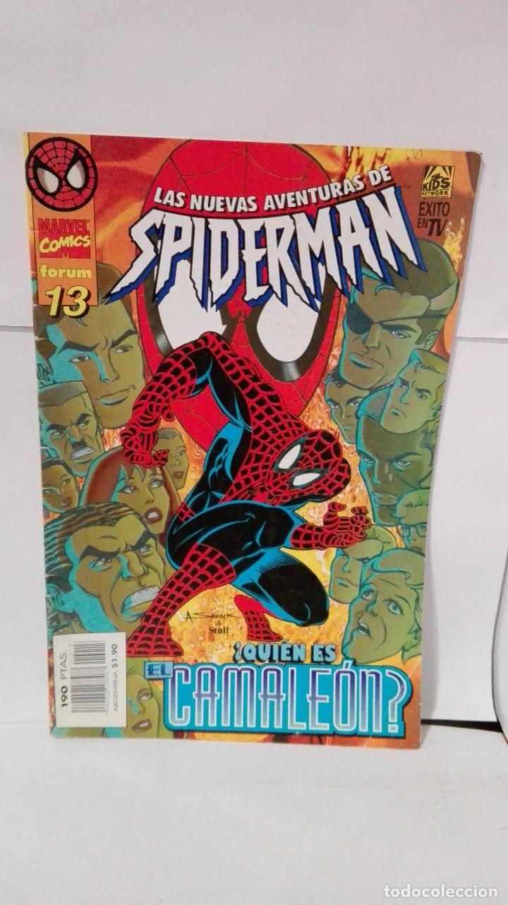 Libros: LAS NUEVAS AVENTURAS DE SPIDERMAN-QUIEN ES EL CAMALEON? N&ordm; 13 - VV. AA.