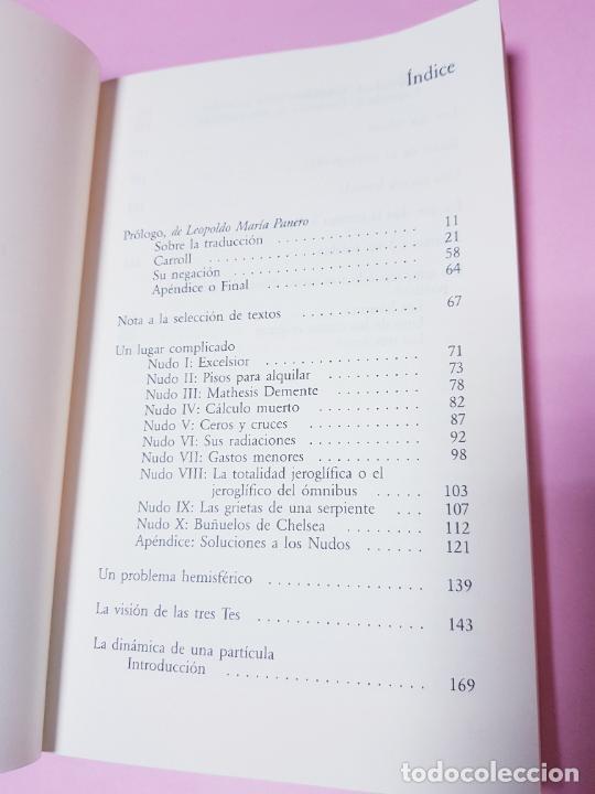 Libros: LIBRO-MATEM&Aacute;TICA DEMENTE-LEWIS CARROL-2&ordf;EDICI&Oacute;N F&Aacute;BULA-2002 - Foto 8