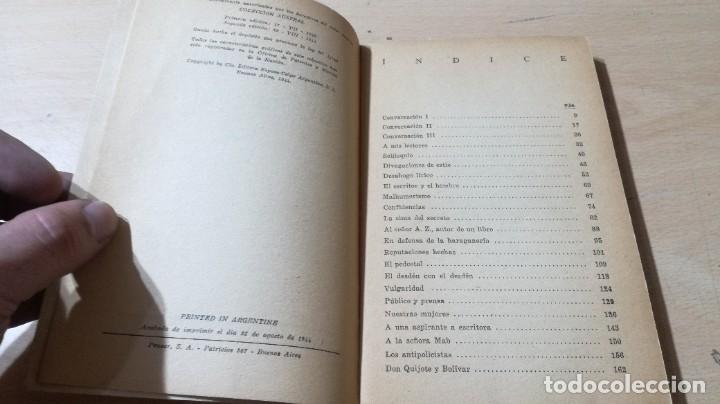 Libros: SOLILOQUIOS Y CONVERSACIONES / MIGUEL DE UNAMUNO / AUSTRAL / AM65 - Foto 7