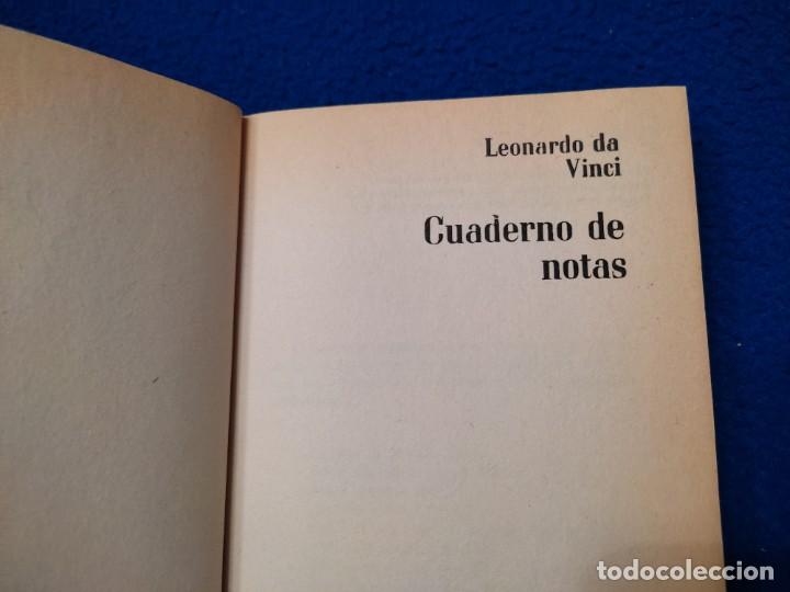 Libros: CUADERNOS DE NOTAS Leonardo da Vinci Ediciones Busma 1984 - Foto 4