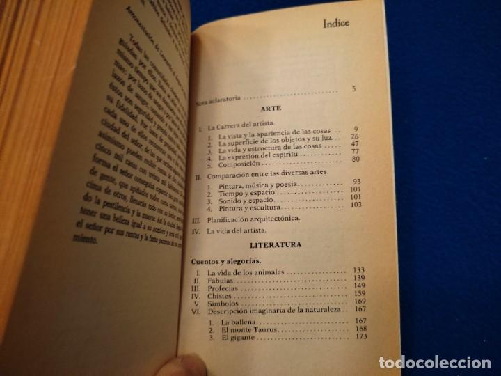Libros: CUADERNOS DE NOTAS Leonardo da Vinci Ediciones Busma 1984 - Foto 8