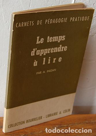 Libros: LE TEMPS DAPPRENDRE &Agrave; LIRE - ANDR&Eacute; INIZAN - Foto 1