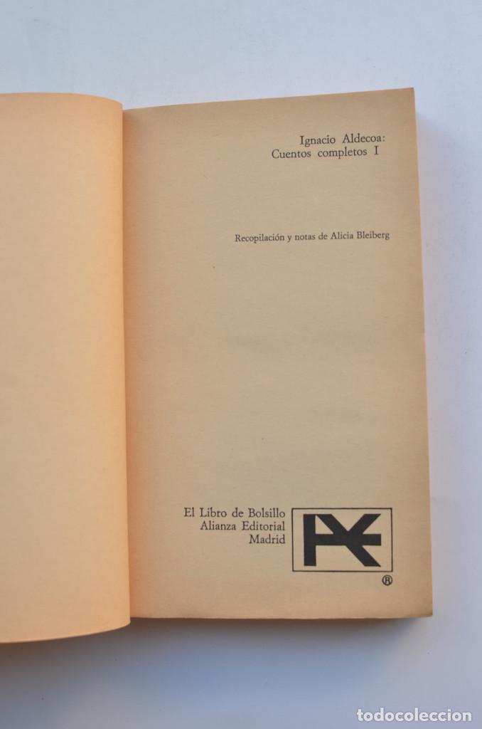 Libros: Cuentos completos de Ignacio Aldecoa. Tomo I. - ALDECOA, Ignacio - Foto 2