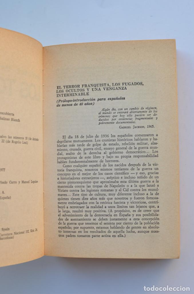 Libros: Los topos - TORBADO, Jes&uacute;s y LEGUINECHE, Manuel - Foto 3