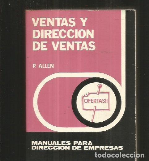 Libros: VENTAS Y DIRECCION DE VENTAS - ALLEN, P. - Foto 1