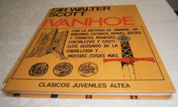 Libros: ivanhoe Sir Walter Scott clasicos juveniles altea 1978 - Foto 2
