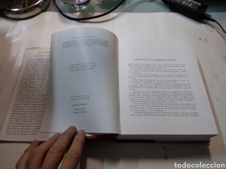 Libros: Pio Baroja, El pais Vasco, Ediciones Destino, 1966 - Foto 2