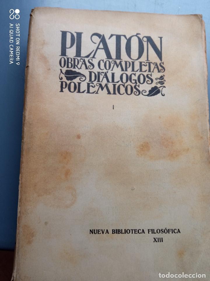 Libros: Plat&oacute;n - Di&aacute;logos pol&eacute;micos. I - Foto 1