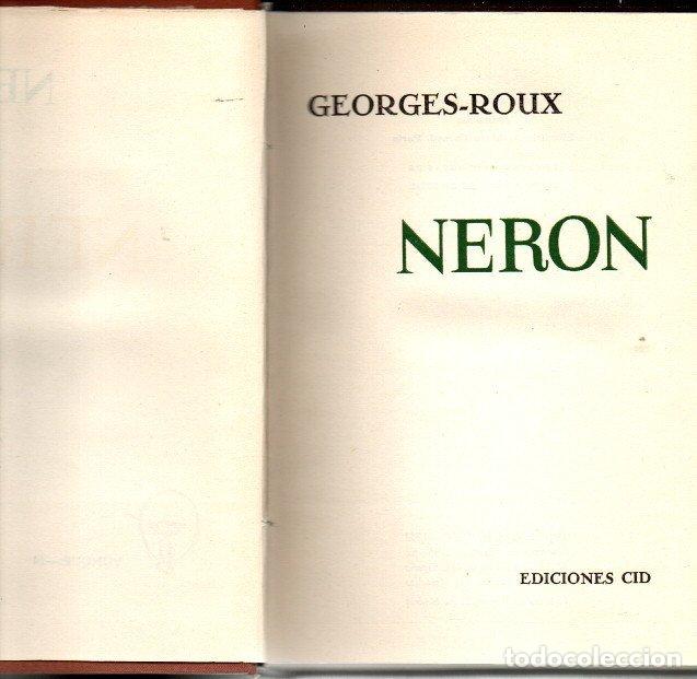 Libros: NERON. - ROUX, Georges. - Foto 1