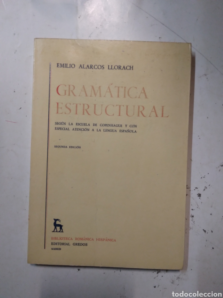 Libros: Emilio Alarcos Llorando, Gram&aacute;tica estructural - Foto 1