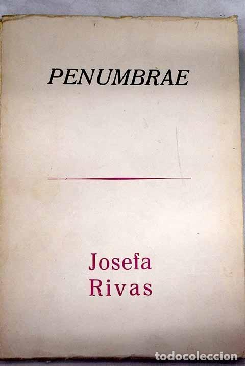 Libros: Penumbrae: Rivas, Josefa.- Rivas, Josefa - Foto 1