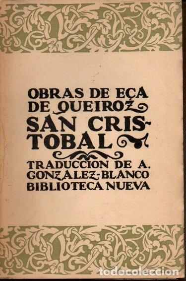 Libros: SAN CRISTOBAL. - QUEIROZ, E&ccedil;a de. - Foto 1