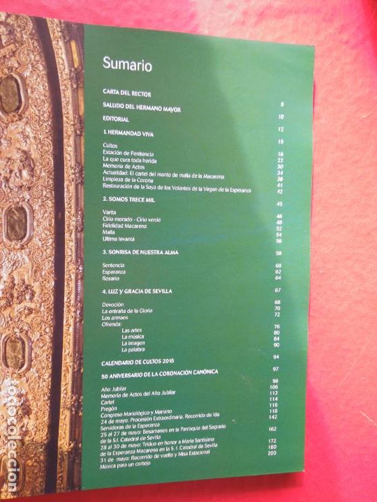 Libros: ESPERANZA NUESTRA , REVISTA N&ordm; 4 - SEVILLA 2014 - Foto 3