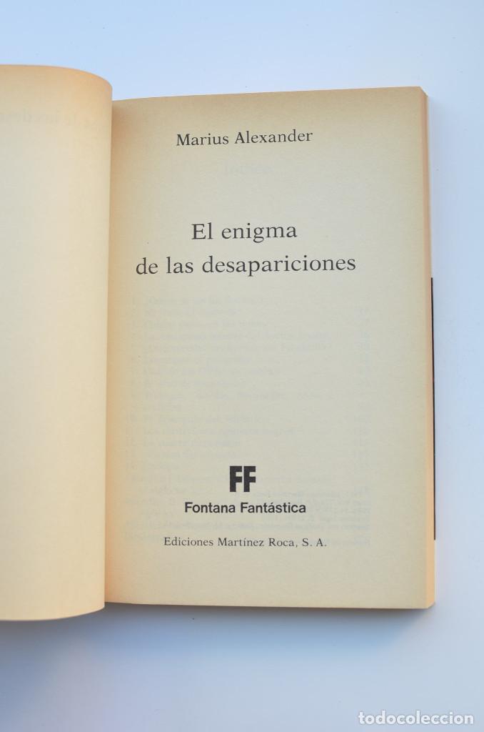 Libros: El enigma de las desapariciones - ALEXANDER, Marius - Foto 2