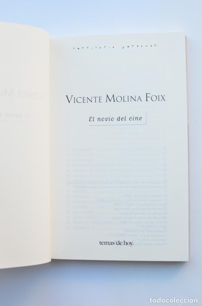 Libros: El novio del cine - MOLINA FOIX, Vicente - Foto 2