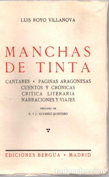 Libros: Manchas de tinta - Royo Villanova, Luis - Foto 1