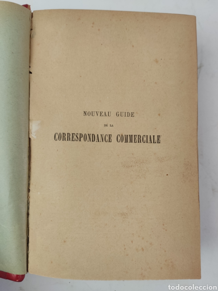 Libros: L-941 CORRESPONDANCE COMMERCIALE, HENRI PAGE - Foto 3