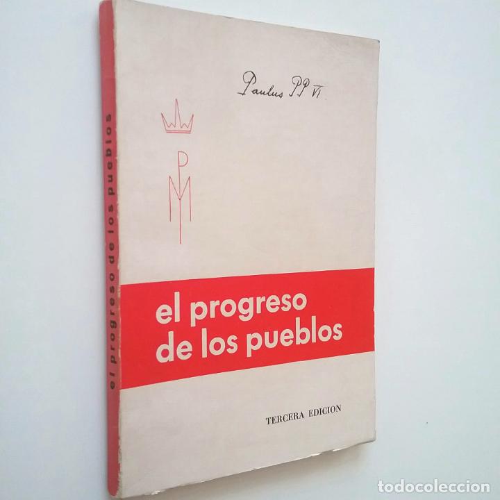 Libros: Paulus VI (Pablo VI) - El progreso de los pueblos. Carta enc&iacute;clica - Foto 1