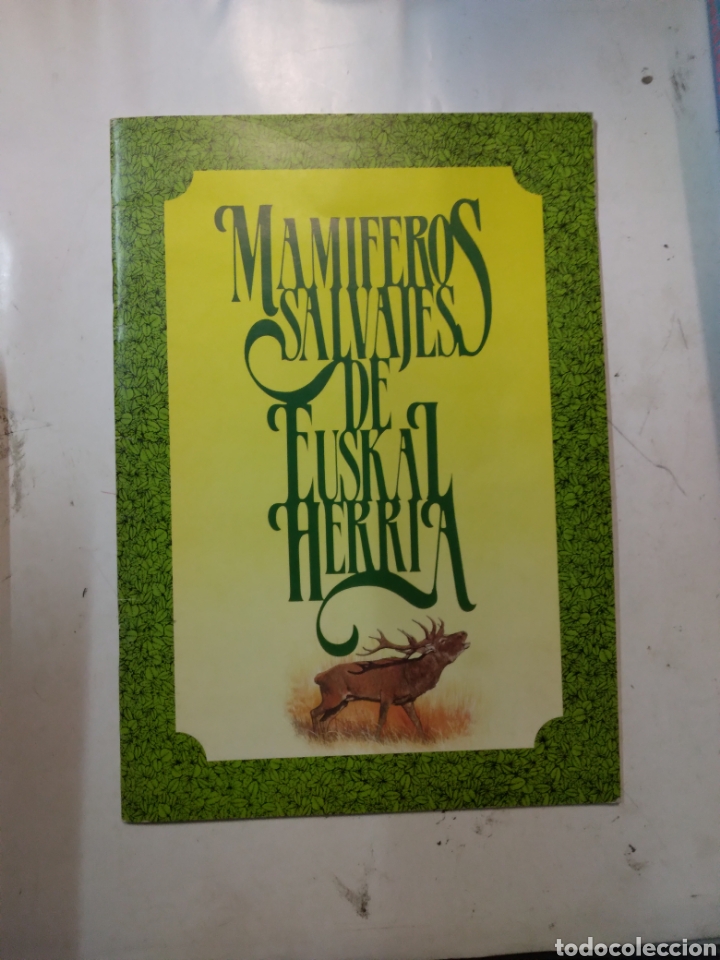 Libros: Mam&iacute;feros salvajes de Euskal Herria