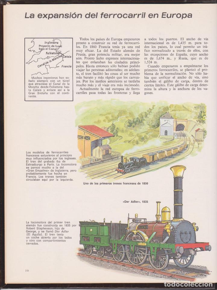Libros: Trenes (Biblioteca Visual Santillana, 1972) - Foto 2