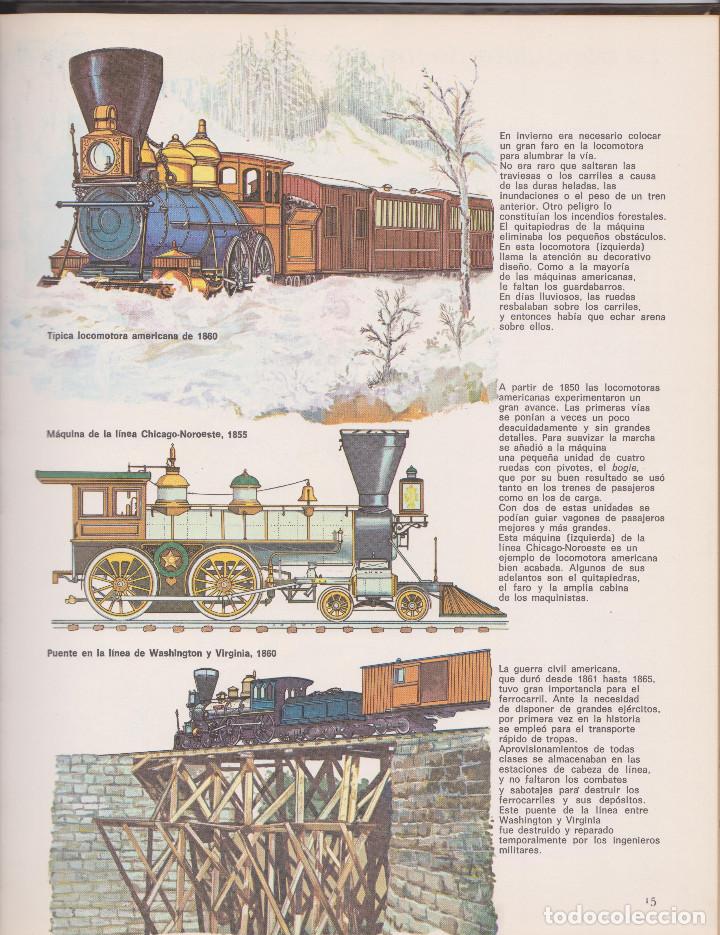 Libros: Trenes (Biblioteca Visual Santillana, 1972) - Foto 3