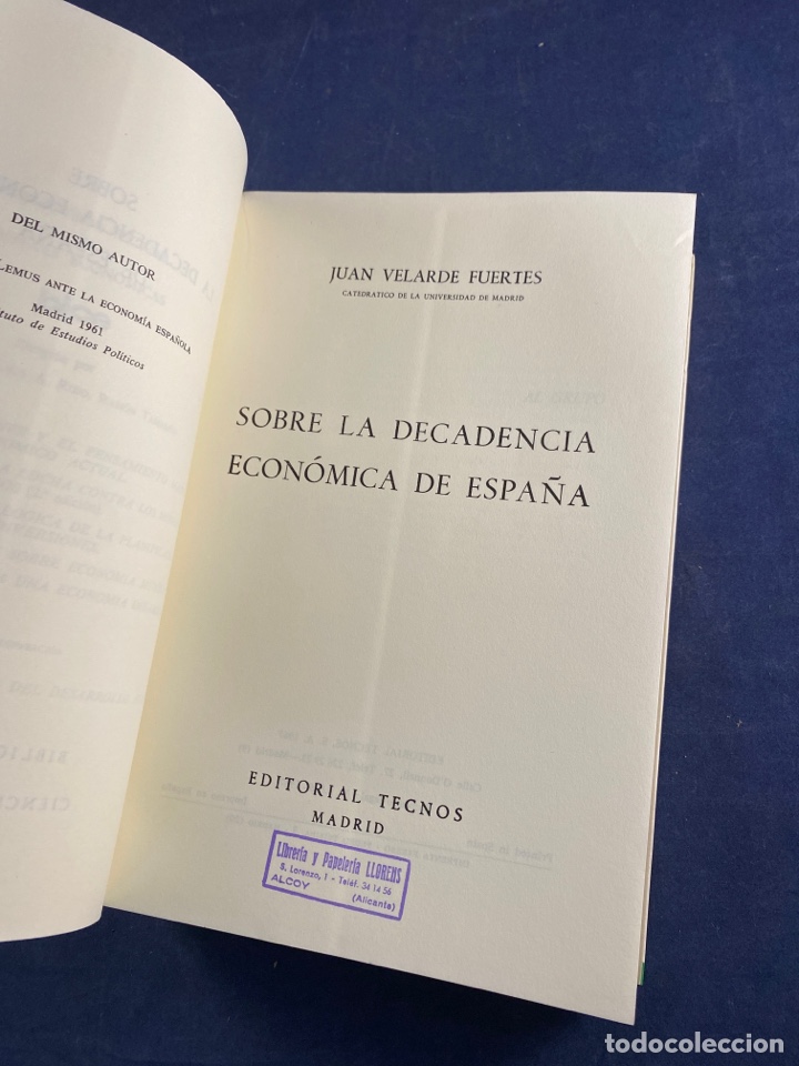 Libros: Sobre la decadencia económica de España - Foto 2 - 304013378