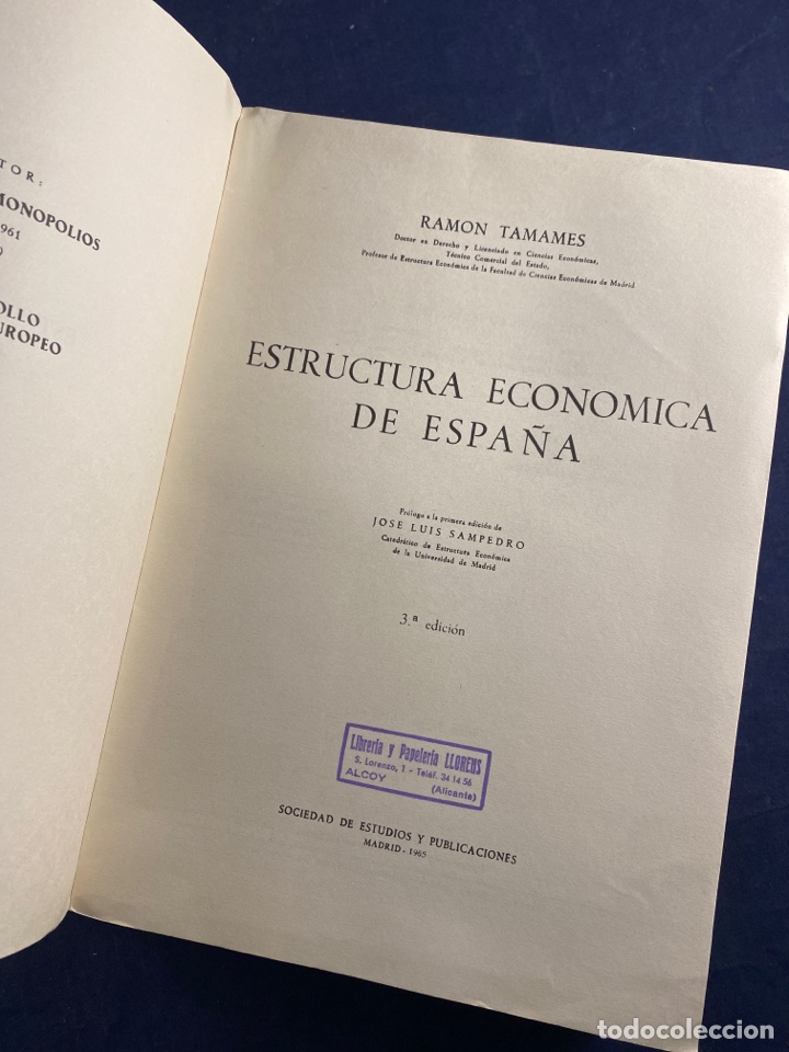 Libros: Estructura económica de España - Foto 3 - 304013828