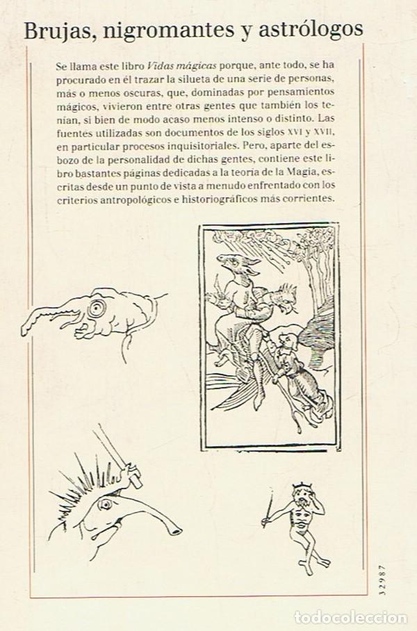 Libros: VIDAS M&Aacute;GICAS E INQUISICI&Oacute;N. 2 Tomos. - Caro Baroja. Julio, - Foto 3