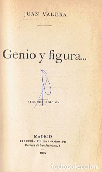 Libros: GENIO Y FIGURA&hellip; - Valera. Juan, - Foto 1
