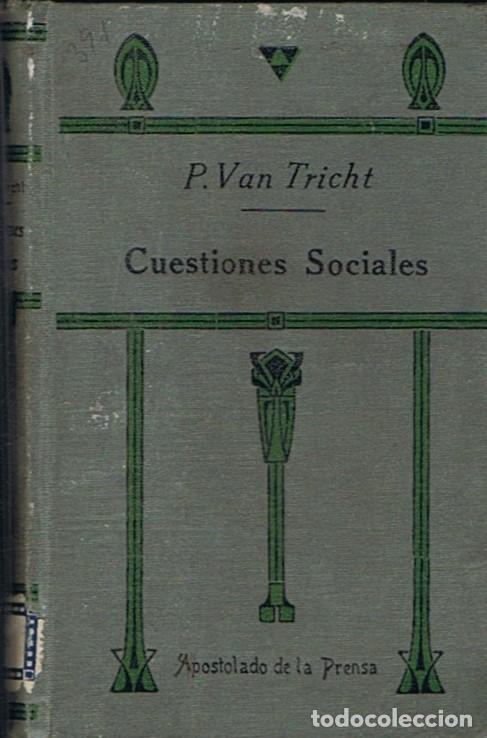 Libros: CUESTIONES SOCIALES. - van Tricht. V&iacute;ctor, - Foto 1