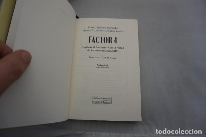 Libros: AR10EF/ FACTOR 4 - ERNSTULRICH / TAPA DURA CIRCULO DE LECTORES - Foto 3