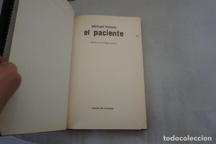 Libros: AR11BC/ EL PACIENTE - MICHAEL PALMER / TAPA DURA CIRCULO DE LECTORES - Foto 3