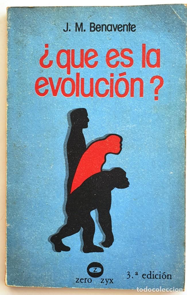 Libros: &iquest;QUE ES LA EVOLUCION? J. M. BENAVENTE. ZERO. MADRID 1979 - Foto 1