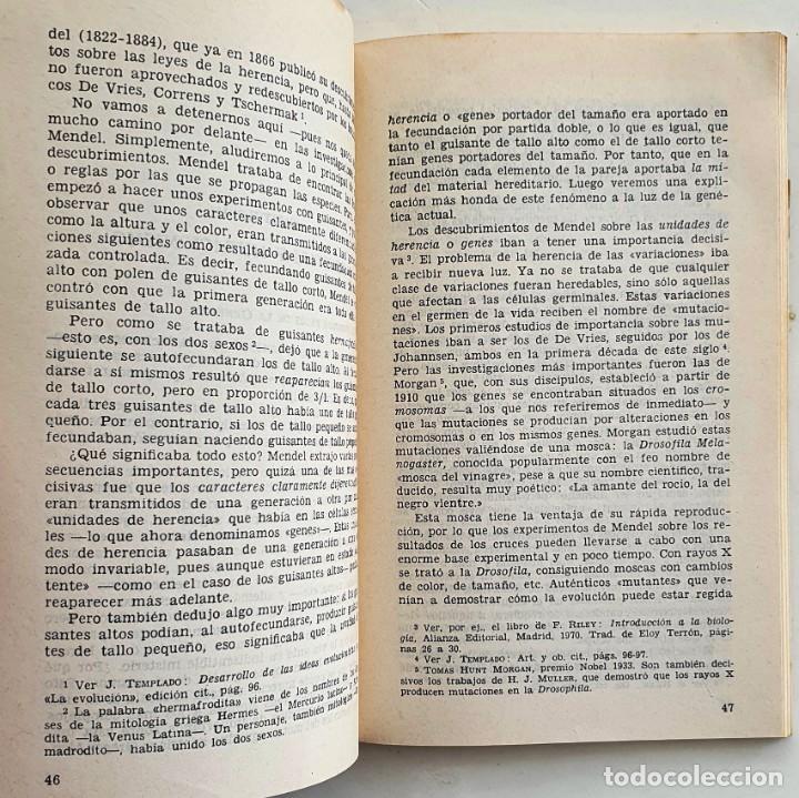 Libros: &iquest;QUE ES LA EVOLUCION? J. M. BENAVENTE. ZERO. MADRID 1979 - Foto 4