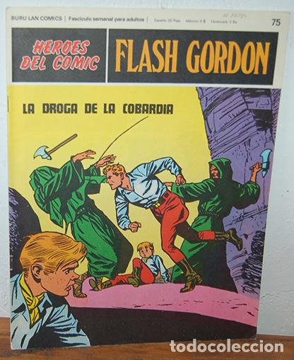 Libros: H&Eacute;ROES DEL C&Oacute;MIC. FLASH GORDON. La droga de la cobard&iacute;a. N&ordm; 75 - FLASH GORDON, - Foto 1