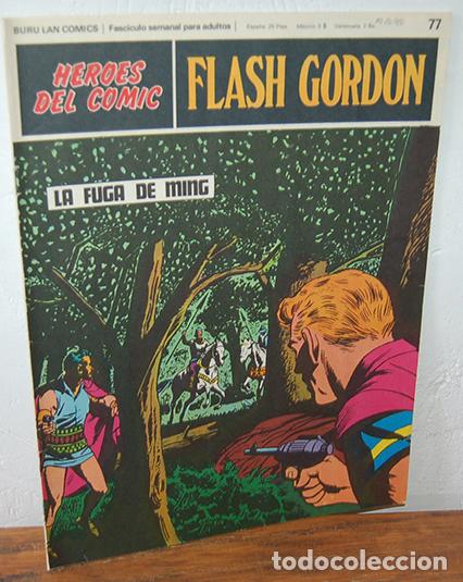 Libros: H&Eacute;ROES DEL C&Oacute;MIC. FLASH GORDON. La fuga de Ming. N&ordm; 77 - FLASH GORDON, - Foto 1