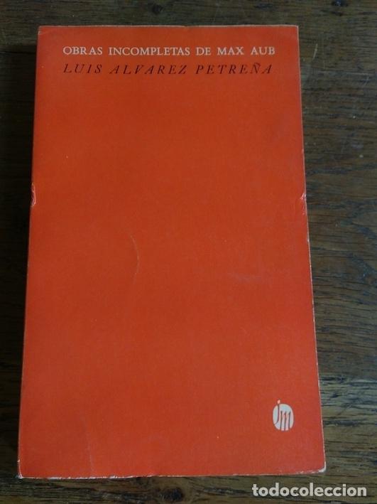 Libros: LUIS &Aacute;LVAREZ PETRE&Ntilde;A - Aub, Max - Foto 1