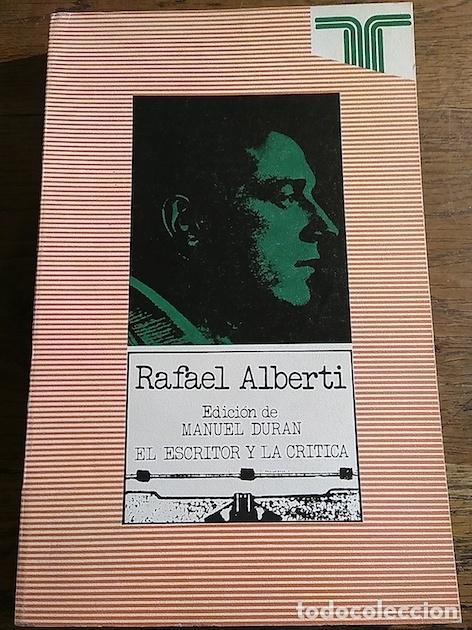 Libros: RAFAEL ALBERTI - Ed. Manuel Dur&aacute;n - Foto 1