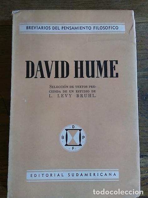 Libros: DAVID HUME. Selecci&oacute;n de textos precedida de un estudio de Levy Bruhl - - Foto 1